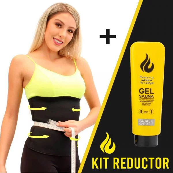 Combo Reductor Faja térmica Adelgazante + Gel Reductor G961901