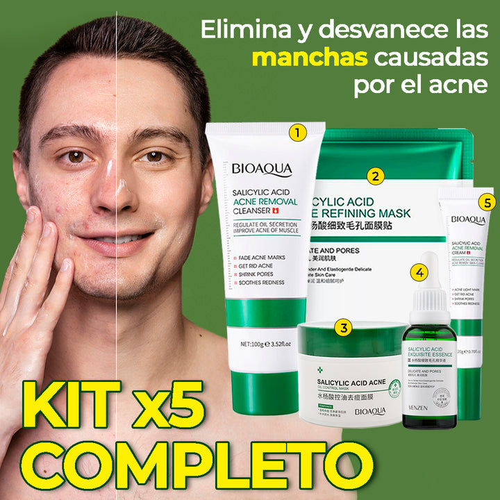 COMBO SALICILICO COMPLETO X5 PRODUCTOS