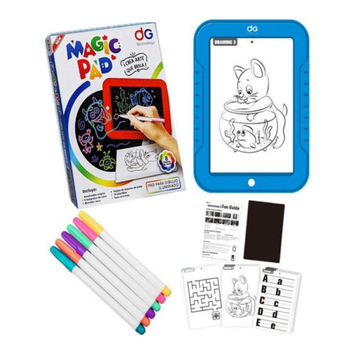 Magic Pad Tablero Mágico Dibujo Led 3D Creativo Arte